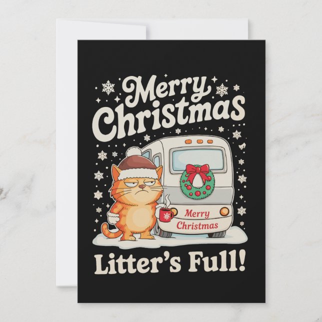 Feliz Navidad Cachorros Gatos Navideños (Anverso)