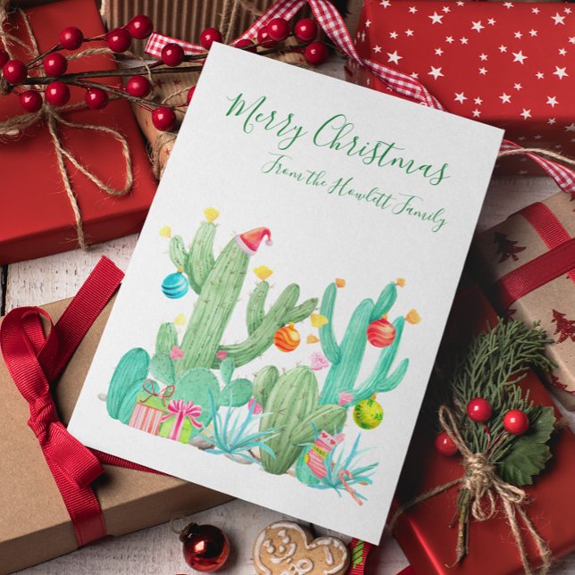 Feliz Navidad Cacti Desierto Cactus Suroeste (Subido por el creador)
