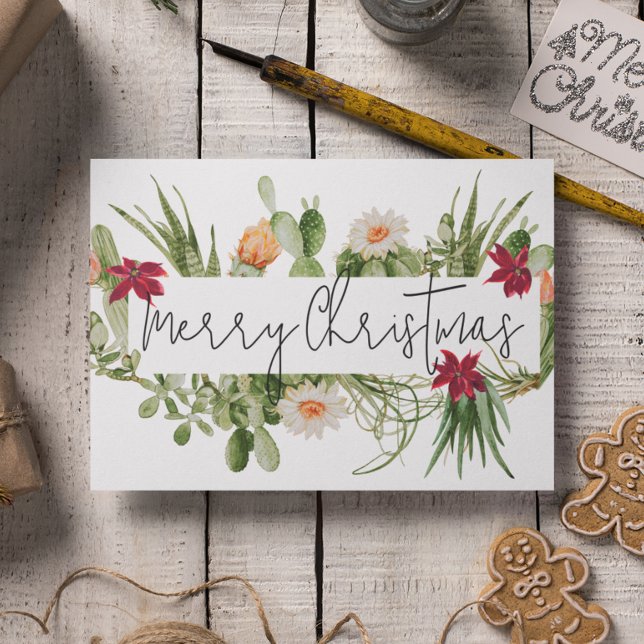 Feliz Navidad Cactus Suculenta Suroeste (Subido por el creador)