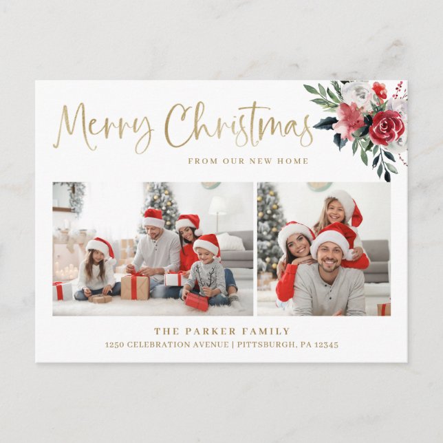 Feliz Navidad | Cambio floral de dirección Foto (Anverso)