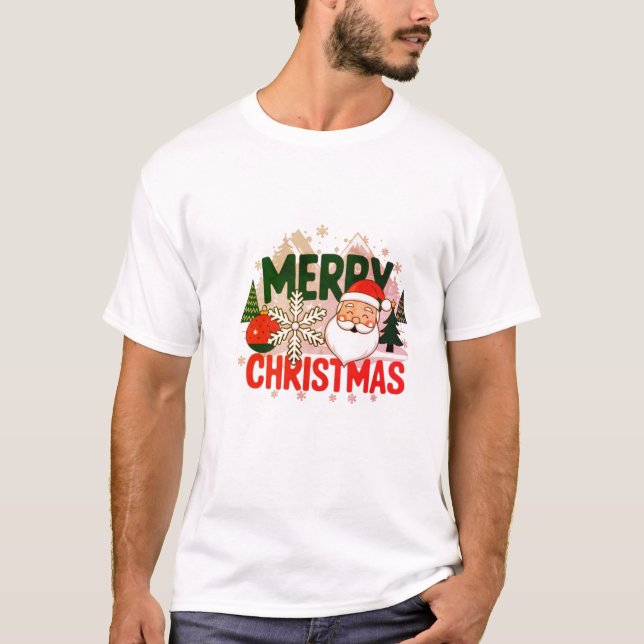 Feliz Navidad, camiseta de Happy Vibes (Anverso)