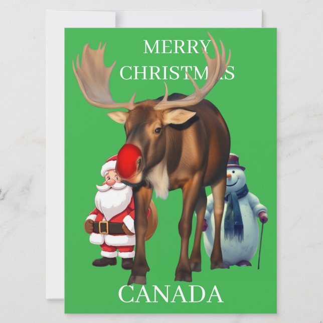 FELIZ NAVIDAD CANADÁ (Anverso)