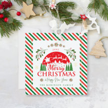 Feliz Navidad Candy Candy Peppermint Red & Green