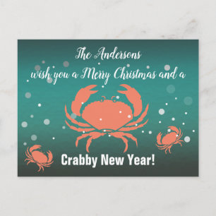 Feliz Navidad Cangrejo Año Nuevo!