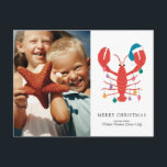 Feliz Navidad | Cangrejo Holiday Beach Lobster<br><div class="desc">Feliz Navidad | Cangrejo Holiday Beach Lobster</div>