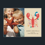 Feliz Navidad | Cangrejo Holiday Beach Lobster<br><div class="desc">Feliz Navidad | Cangrejo Holiday Beach Lobster</div>