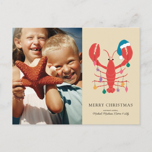 Feliz Navidad | Cangrejo Holiday Beach Lobster (Anverso)