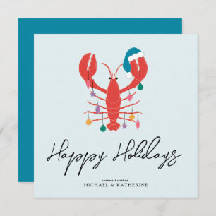 Feliz Navidad   Cangrejo Holiday Beach Lobster