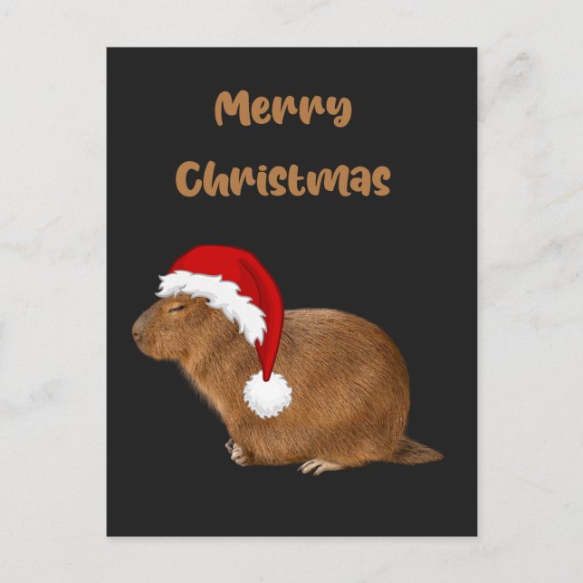 Feliz Navidad Capybara (Anverso)