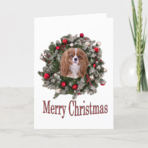Feliz Navidad Cavalier King Card