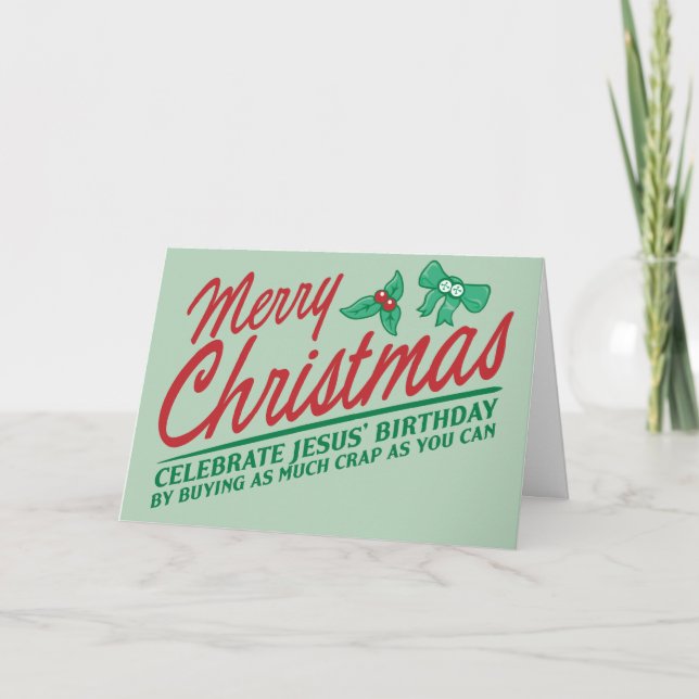 Feliz Navidad - Celebrar el cumpleaños de Jesús (Anverso)