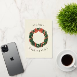 Feliz Navidad Clásico Wreath Gold