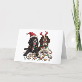 Feliz Navidad Cocker Spaniel Dogs