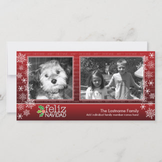 Feliz Navidad - collage de 2 fotos