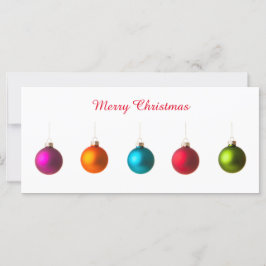 Feliz Navidad colorida decoración con texto