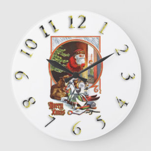 Feliz Navidad colorido Reloj