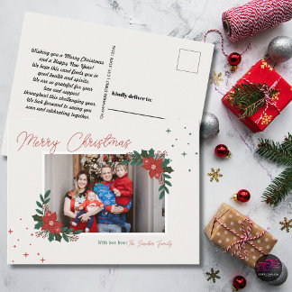 Feliz Navidad con Amor Foto Familiar