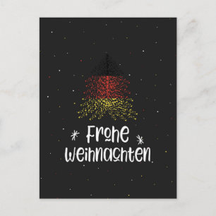 Feliz Navidad con bandera de Alemania
