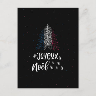 Feliz Navidad con bandera de Francia