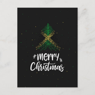Feliz Navidad con bandera de Jamaica