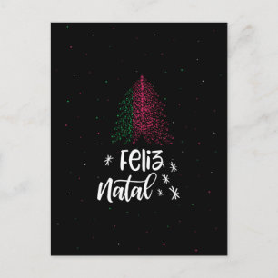 Feliz Navidad con bandera de Portugal