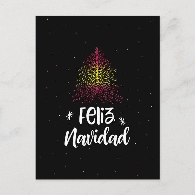 Feliz Navidad con bandera española (Anverso)