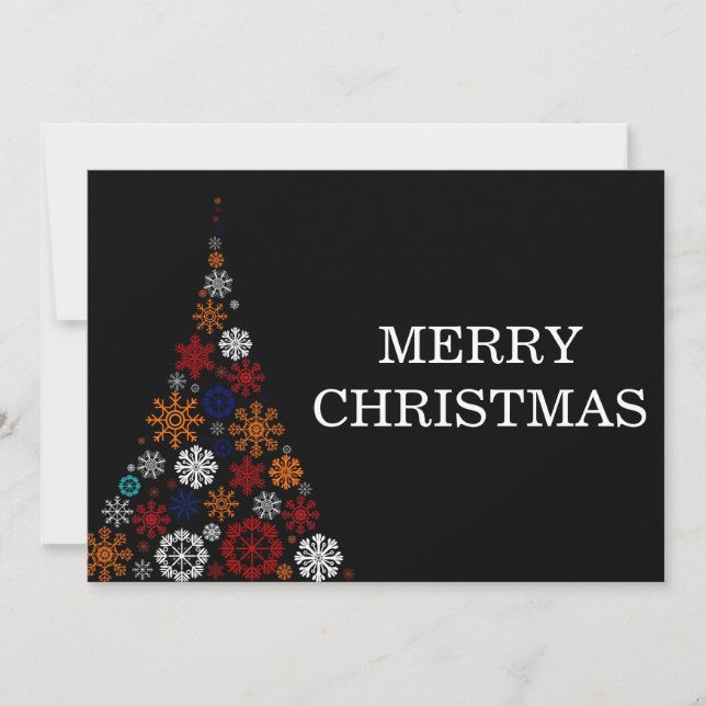Feliz Navidad con feriado en árbol (Anverso)