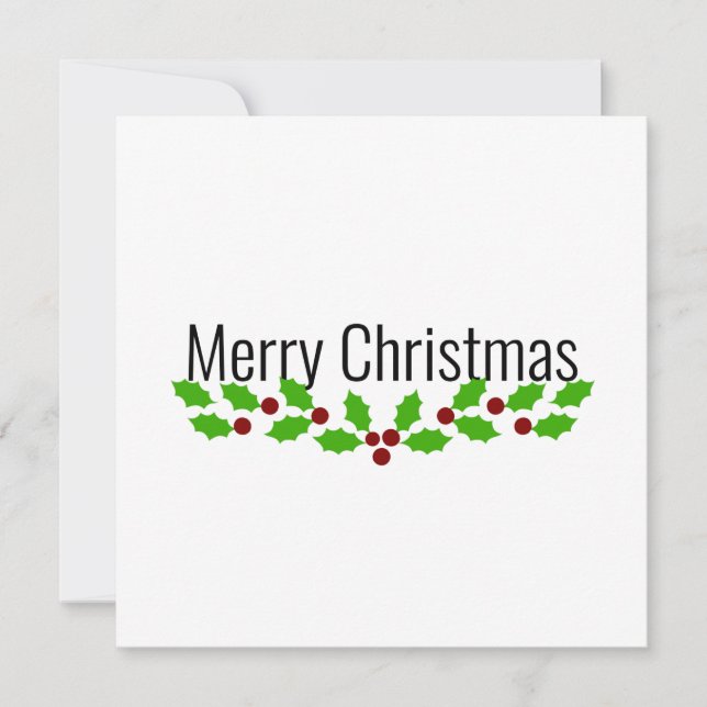 Feliz Navidad con Holly (Anverso)