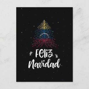 Feliz Navidad con la bandera de Venezuela