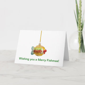Feliz Navidad con peces. ¡Feliz Navidad! Pez
