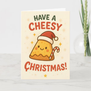 Feliz Navidad con Queso Divertido Amante de la Piz