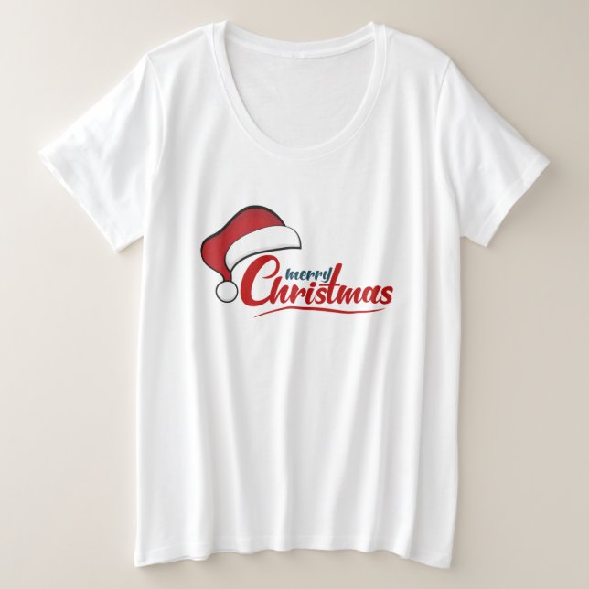 Feliz Navidad con Santa Hat (Anverso del diseño)