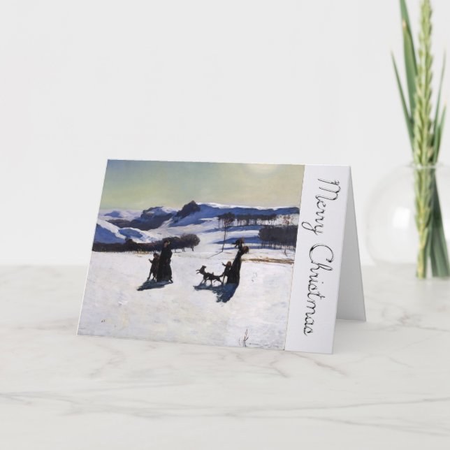 Feliz Navidad con un pintor estadounidense GC (Anverso)