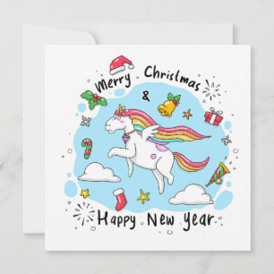 Feliz Navidad Con Unicorn