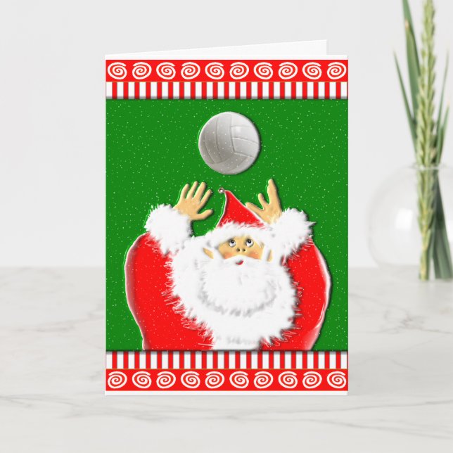 Feliz Navidad con Voleibol (Anverso)