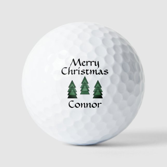 Feliz Navidad #Connor pelotas de golf de dalDesign (Anverso)