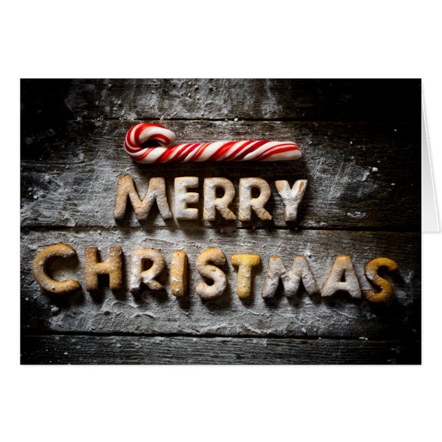 Feliz Navidad Cookies - Tarjeta plegada para Navid (Anverso (Horizontal))