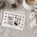 Feliz Navidad Cookies & Tratos Multifoto<br><div class="desc">Envíe una tarjeta de Navidades divertidos con su tarjeta multifoto de Cookies y Tratamientos de Navidad.</div>
