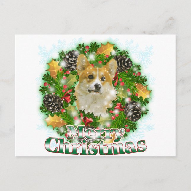 Feliz Navidad Corgi (Anverso)