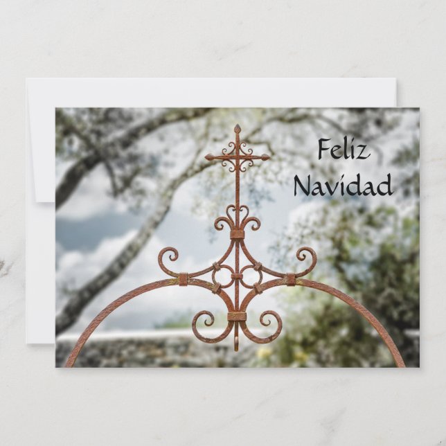Feliz Navidad, Cruz de Hierro, tarjeta de vacacion (Anverso)