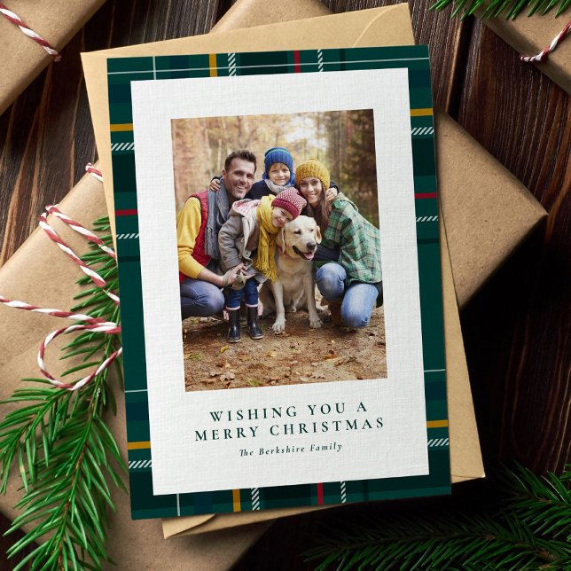 Feliz Navidad cuadros verdes una foto (Subido por el creador)
