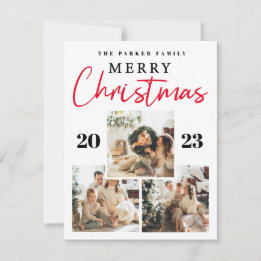 Feliz Navidad Cuatro Collages de fotos