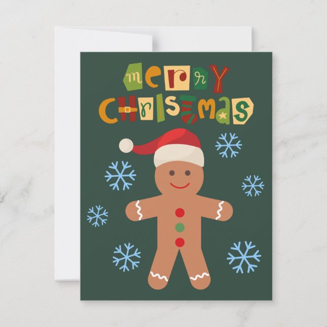 Feliz Navidad Cuidad Gingerbread Man (Anverso)