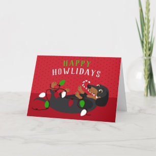 Feliz Navidad Cute Dachshund Christmas