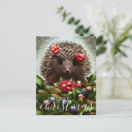 Feliz Navidad Cute Hedgehog