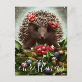 Feliz Navidad Cute Hedgehog