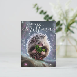 Feliz Navidad Cute Hedgehog