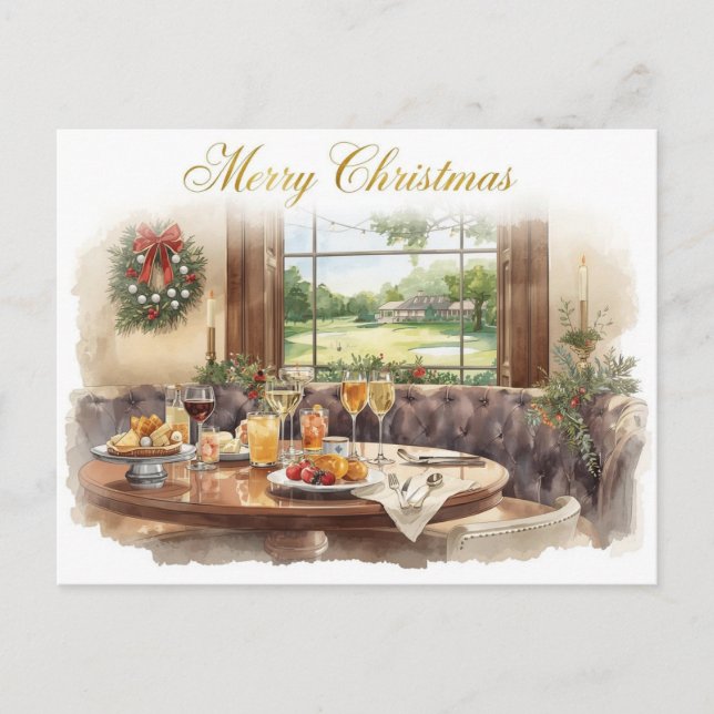 Feliz Navidad de Golf Course Clubhouse (Anverso)