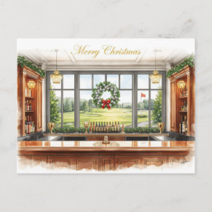 Feliz Navidad de Golf Course Clubhouse