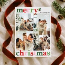 Feliz Navidad de Holly Brillante Divertida Familia